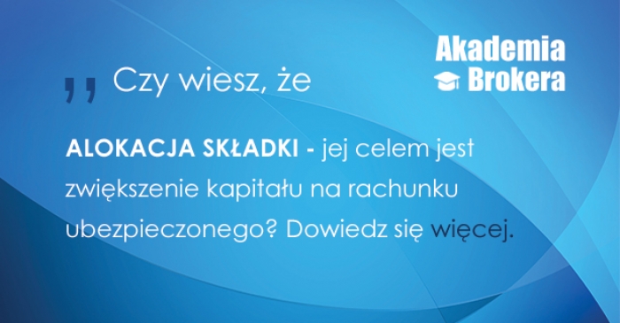 Alokacja składki